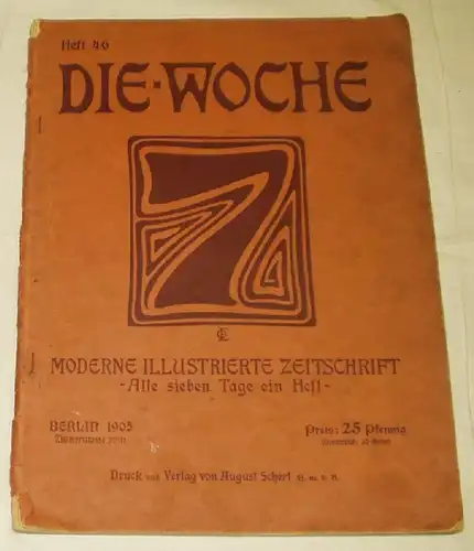 La semaine / cahier 46 / 7ème année Berlin 18 novembre 1905
