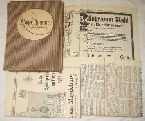 Kaiser - Nummer der Magdeburgischen Zeitung