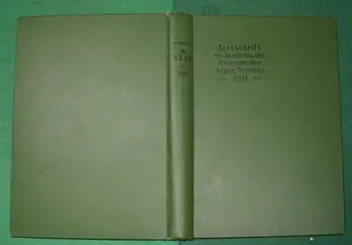 Zeitschrift des Deutschen und Österreichischen Alpen-Vereines 1914