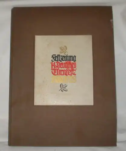 Journal de la fête 14ème Fête allemande de l'art à Cologne 1928