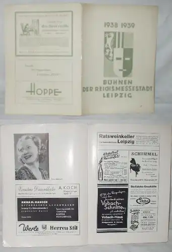Scènes de la ville de Leipzig de Reichsmesse 1938-1939