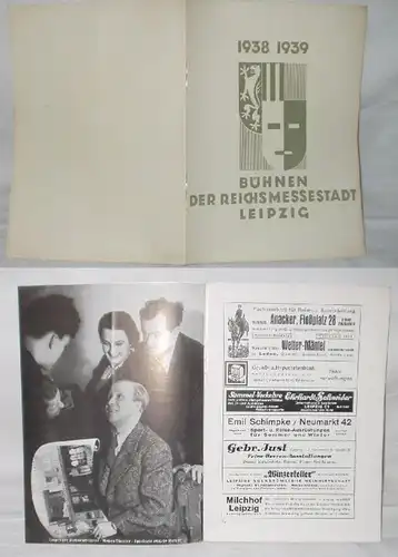 Scènes de la ville de Leipzig de Reichsmesse 1938-1939
