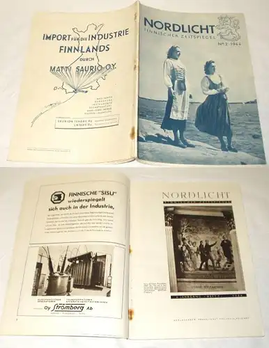 Aurores du nord Rétroviseur finlandais n° 2 de 1944