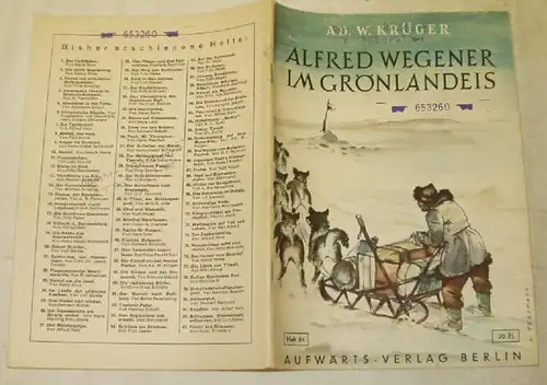 Alfred Wegener au Groenland.