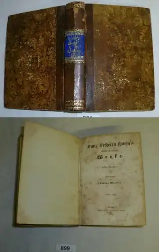 Franz Freihern Gaudy's poétique et prosaïque, du 6 au 8 volumes dans un livre