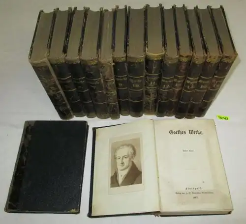 Goethe Oeuvres - 16 volumes en 15 livres