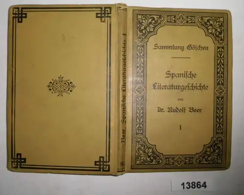 Collection Göschen Band 167 - Histoire de la littérature espagnole