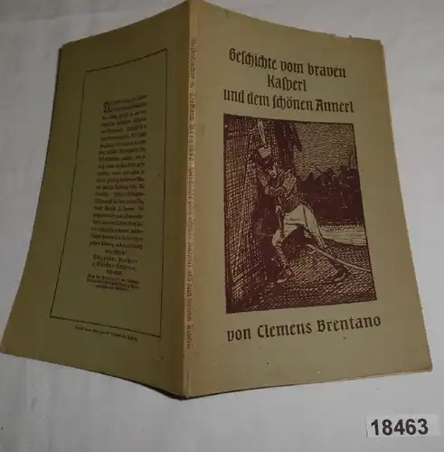 Histoire du bon Kasperl et du beau Annerl (Livres folkloriques de la Fondation allemande de mémoire poète 6)