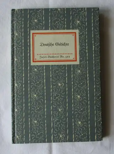 Insel-Bücherei Nr. 512 - Deutsche Gedichte