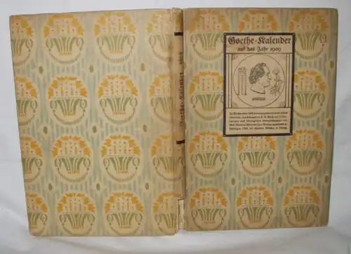 Goethe calendrier à l'année 1909