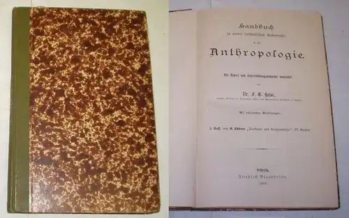 Handbuch zu einem methodischen Unterrichte in der Anthropologie