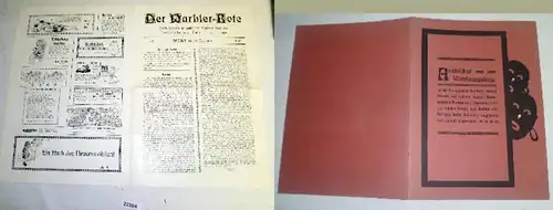 Hochzeitszeitung: Der Warbler-Bote, Apolda September 1909