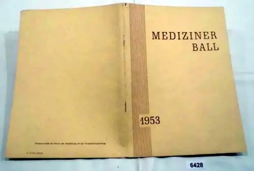 Medizinerball 1953 - Ontogenese des Leipziger Normmediziners