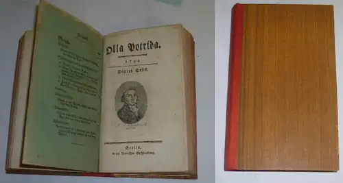 Olla Potrida 1794 Première à quatrième pièces en un seul volume