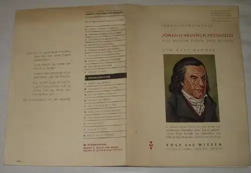 Johann Heinrich Pestalozzi - De sa vie et de son action