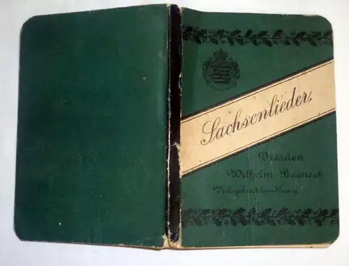 Saxe-Lieder - Une collection des chansons les plus populaires des corps militaires du roi Sächsisches Armeikops à la fois pour l'usage pour les