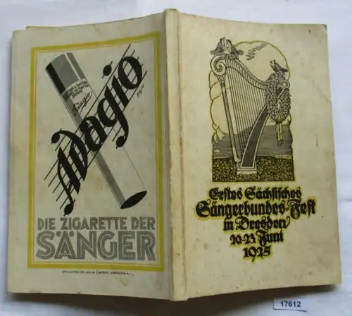 1er Festival des chanteurs saxons à Dresde 20-23 juin 1925