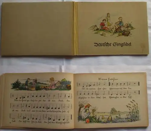 Singfibel allemand pour les quatre années inférieures de l'école populaire - édition pour le Gau Thuringe