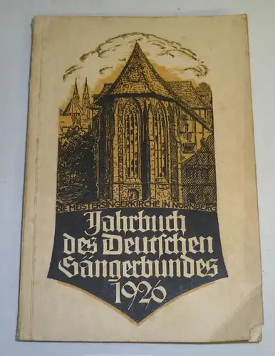Annuaire de la Confédération allemande des chanteurs 1926
