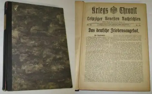 Chronique de la guerre des dernières nouvelles de Leipzig. No 126 à 150.,Contient des rapports du 16 janvier au 4 juillet 1917.