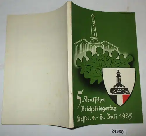 5ème Journée de la Guerre du Reich allemand Kassel 6 - 8 juillet 1935 - Livre de fête