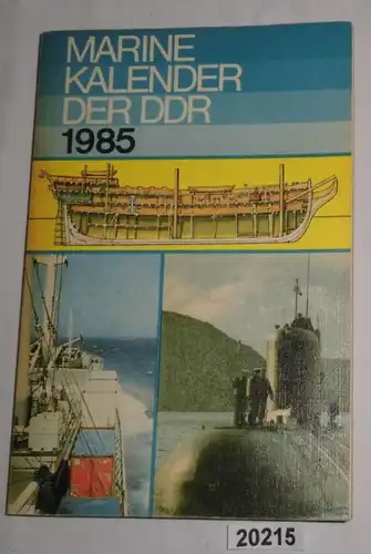 Calendrier des Marines de la RDA 1985 eurostat