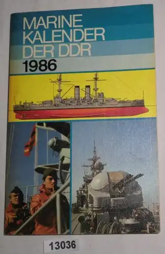 Calendrier des Marines de la RDA 1986 eurostat