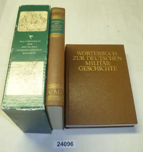 Dictionnaire de l'histoire militaire allemande, 2 volumes dans le schuber