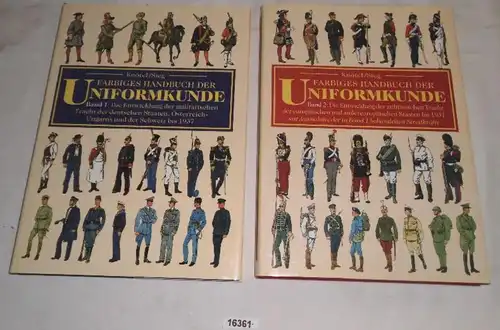 Farbiges Handbuch der Uniformkunde Band 1 und 2