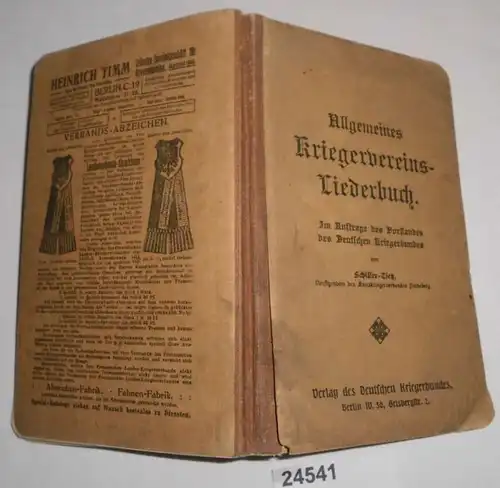 Allgemeines Kriegervereins-Liederbuch