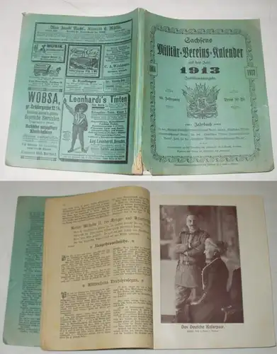 Sachsens Militär Vereins Kalender auf das Jahr 1913