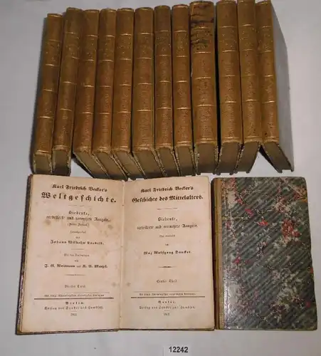 Histoire du monde de Karl Friedrich Becker 14 volumes