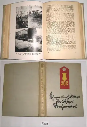 Des fiches commémoratives des régiments allemands - Le régimen n° 502 a. kw. pendant la guerre mondiale