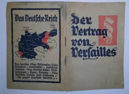 Der Vertrag von Versailles - Die Grundursache der deutschen Not