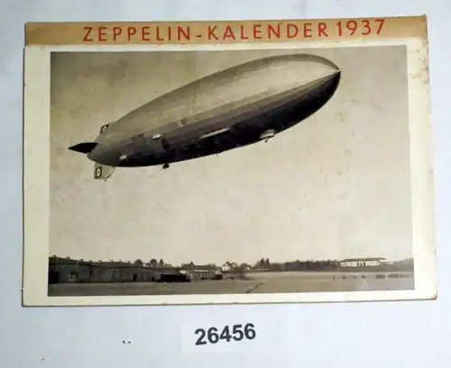 Zeppelin - Calendrier 1937. .
