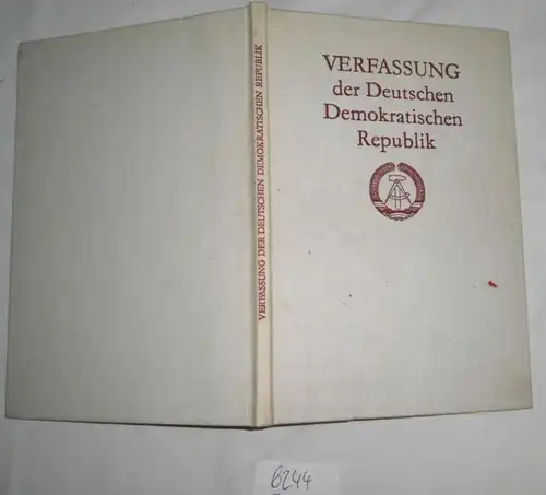 Constitution de la République démocratique allemande. .