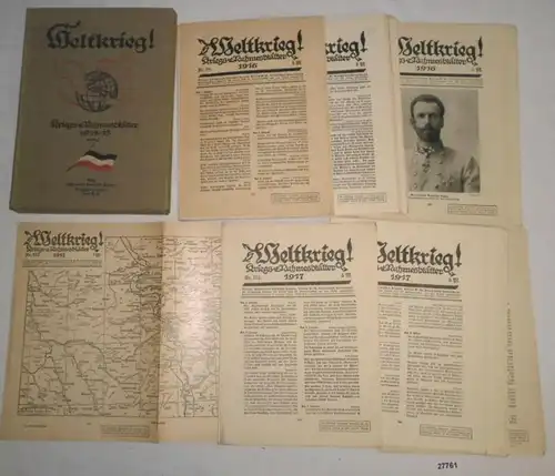 Guerre mondiale! Fiches de guerre et de gloire 1916/1917 No. 89 à 156