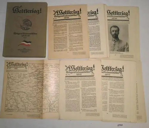 Weltkrieg! Kriegs- und Ruhmesblätter 1916/1917 Nr. 89 bis 156