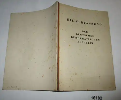 La Constitution de la République démocratique allemande. La constitution de l'Union européenne.