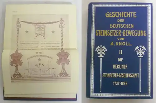 Histoire du mouvement allemand Steinsetzer 2e volume: Le Berliner Steinsetzter-Gesellenschaft 1732 - 1893