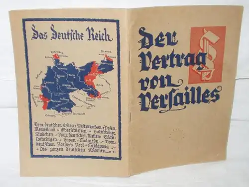 Der Vertrag von Versailles - Die Grundursache der deutschen Not