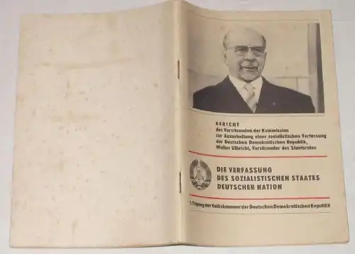 La Constitution de l'Etat socialiste de la nation allemande.