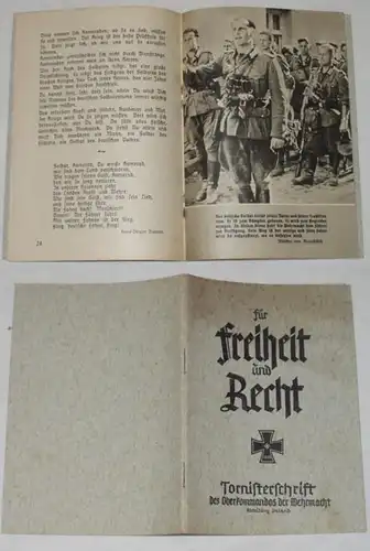 Für Freiheit und Recht - Tornisterschrift des Oberkommandos der Wehrmacht