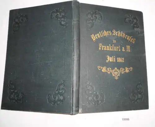 La Fête des tireurs allemands à Francfort-sur-le-Main, juillet 1862, Un livre commémoratif (Fête de la protection allemande à Frankfu)