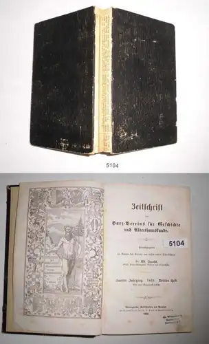 Revue de l'Association des résines pour l 'histoire et l &rsquo; âge, 2ème année 1869 Troisième et 4ème cahiers en un volume