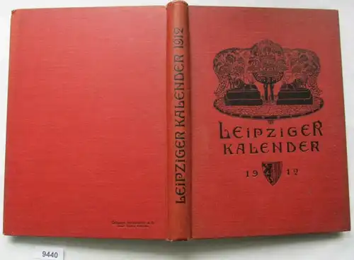 Calendrier de Leipzig 1912. ..