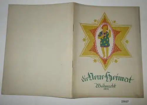 Die neue Heimat - Monatsschrift für die Sächsischen Lande (Kunst-Literatur-Wissenschaft), Heft 6 Dezember 1919 Weihnacht