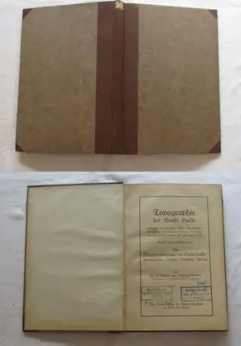 Topographie de la ville de Halle - troisième volume (bande de clôture)