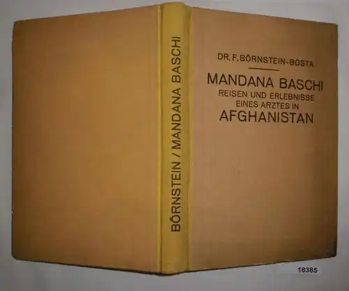 Mandana Baschi - Voyages et expériences en Afghanistan
