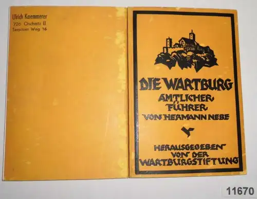 Die Wartburg - Amtlicher Führer